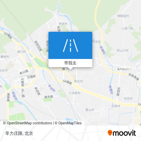 辛力庄路地图