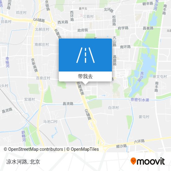 凉水河路地图