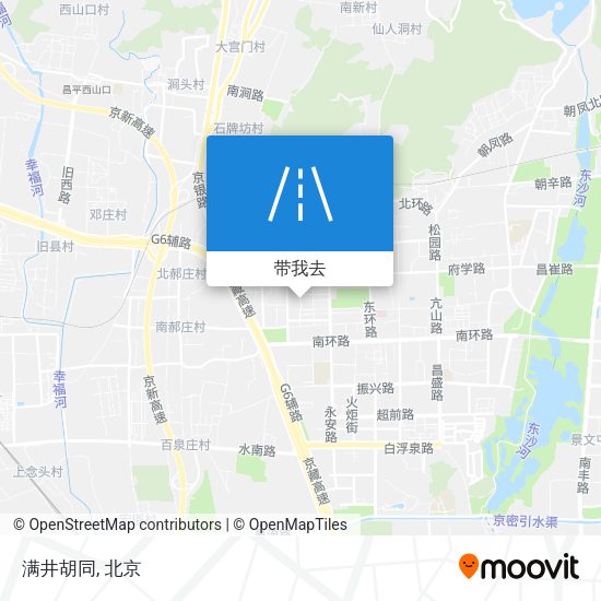 满井胡同地图