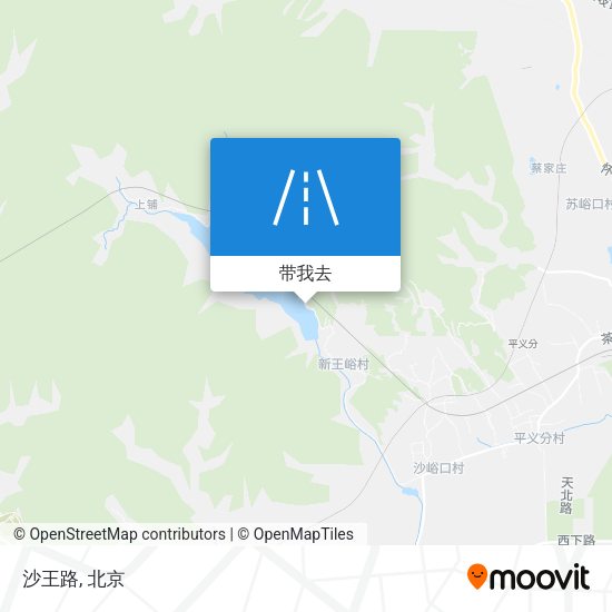 沙王路地图