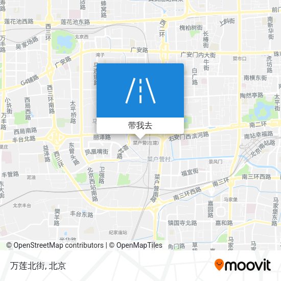 万莲北街地图