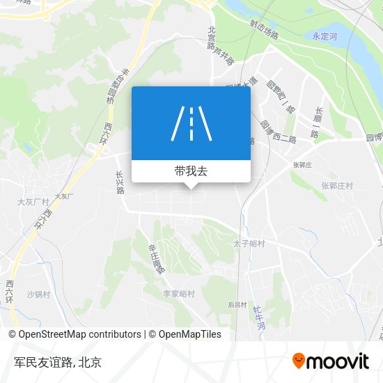 军民友谊路地图
