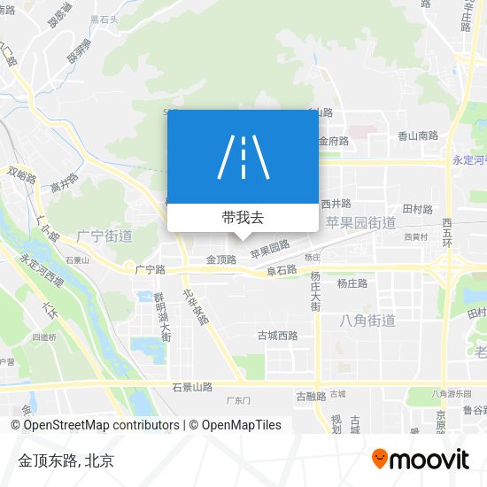 金顶东路地图