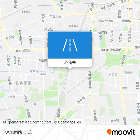 银地西路地图