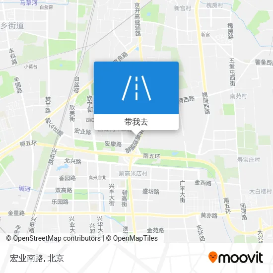宏业南路地图