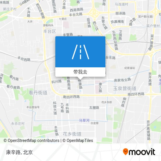 康辛路地图