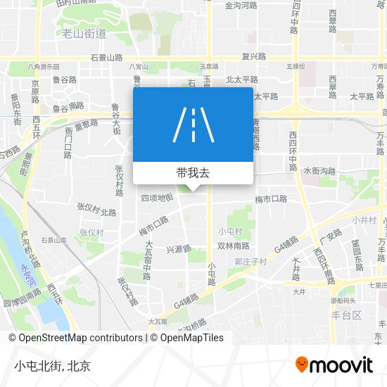 小屯北街地图
