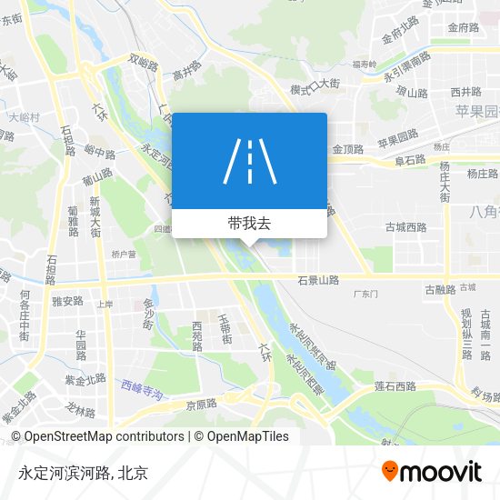 永定河滨河路地图