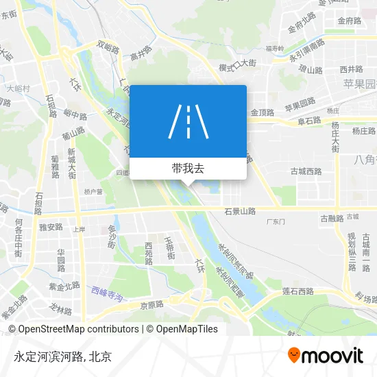 永定河滨河路地图