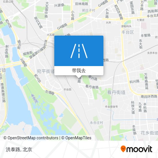 洪泰路地图