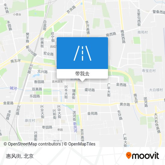 惠风街地图