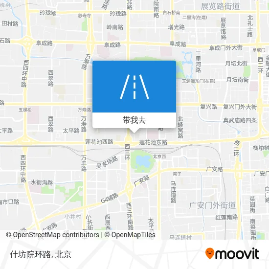 什坊院环路地图
