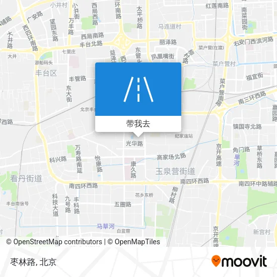 枣林路地图