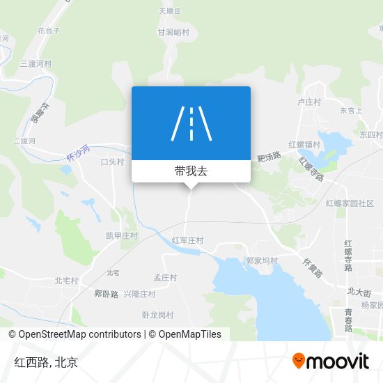 红西路地图