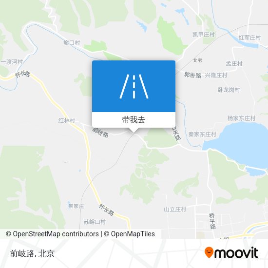 前岐路地图
