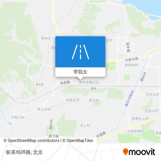前茶坞环路地图