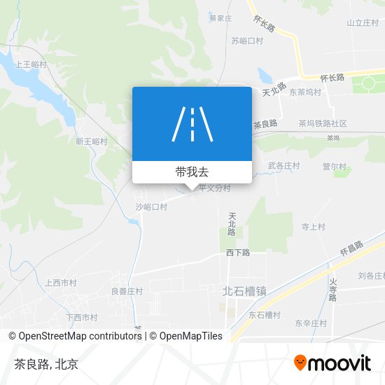 茶良路地图