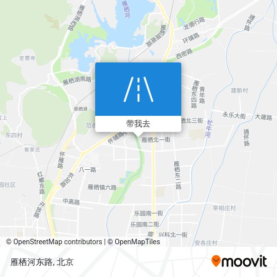 雁栖河东路地图