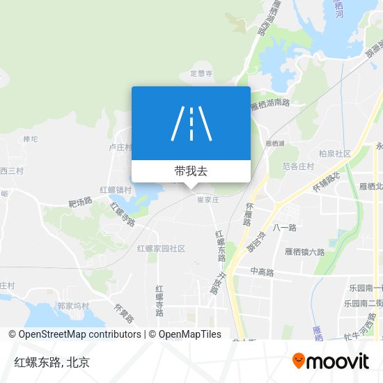 红螺东路地图