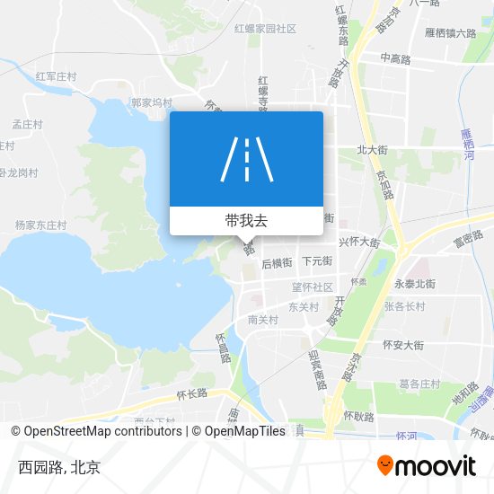 西园路地图