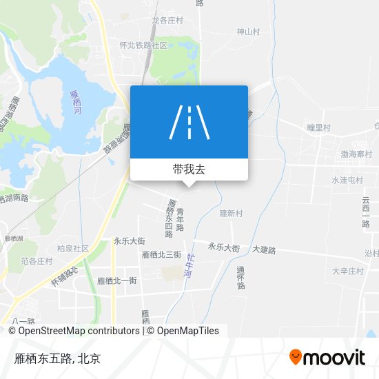 雁栖东五路地图