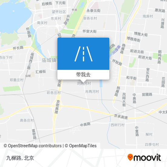 九樨路地图