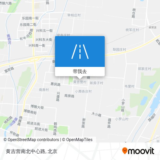 黄吉营南北中心路地图