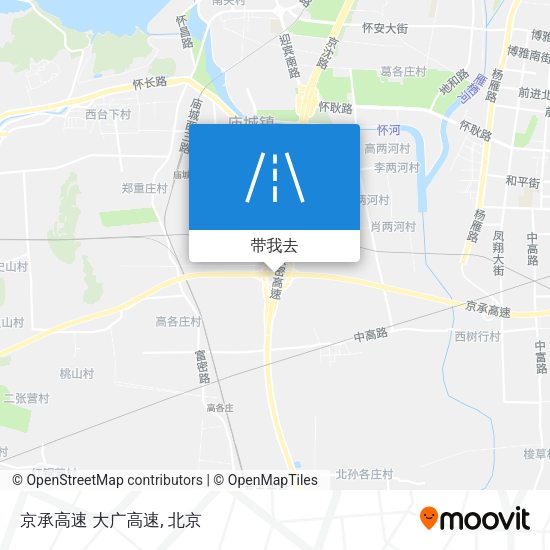 京承高速 大广高速地图