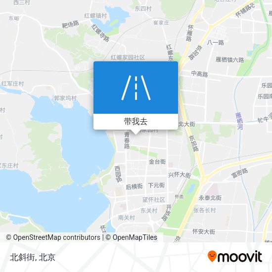 北斜街地图