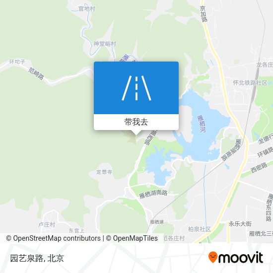 园艺泉路地图