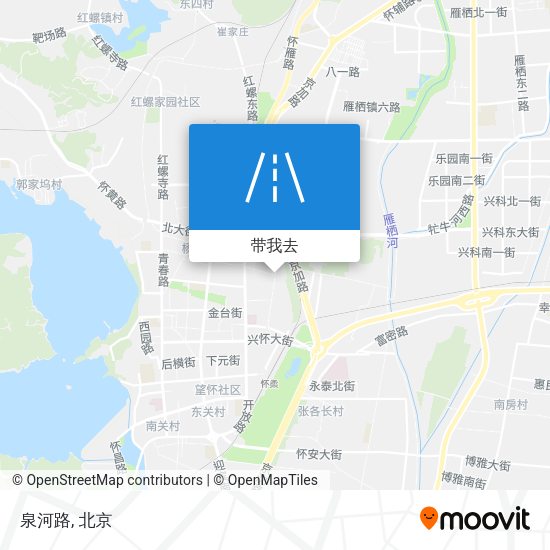 泉河路地图