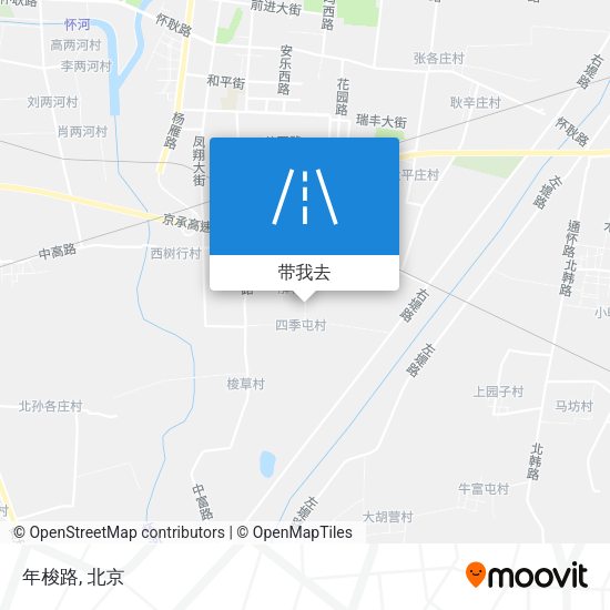 年梭路地图