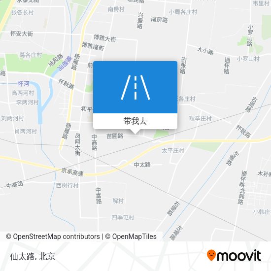 仙太路地图