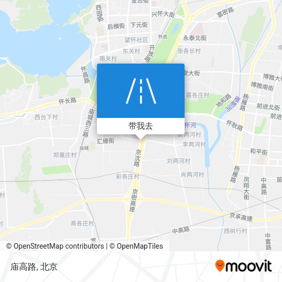 庙高路地图