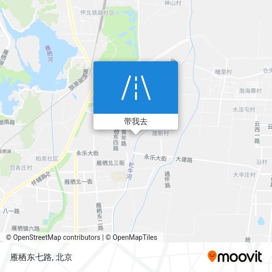 雁栖东七路地图