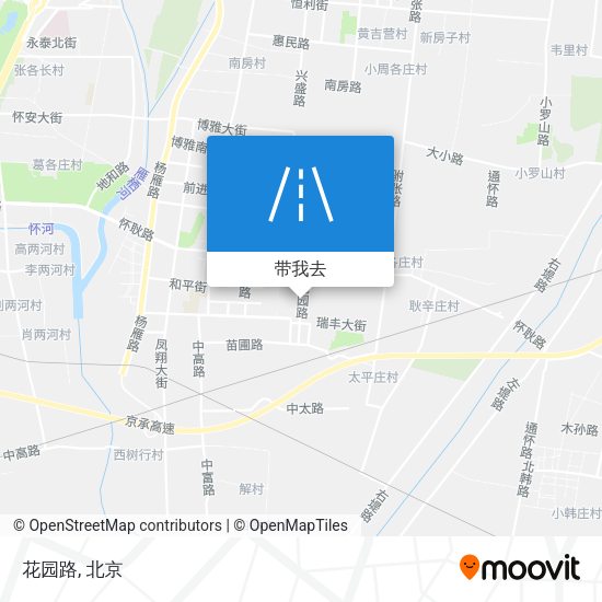 花园路地图