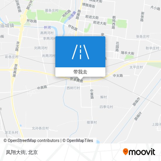 凤翔大街地图