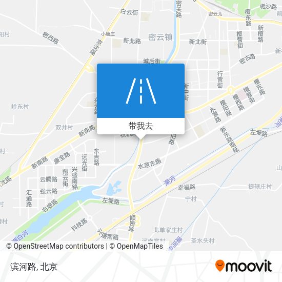 滨河路地图