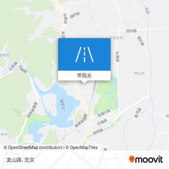 龙山路地图
