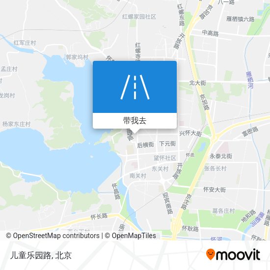 儿童乐园路地图