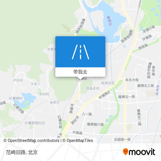 范崎旧路地图