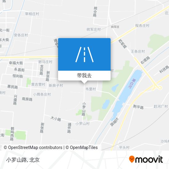 小罗山路地图