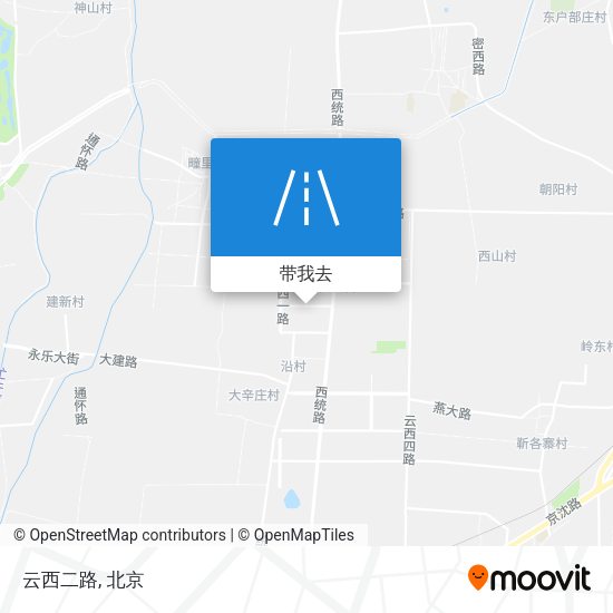 云西二路地图