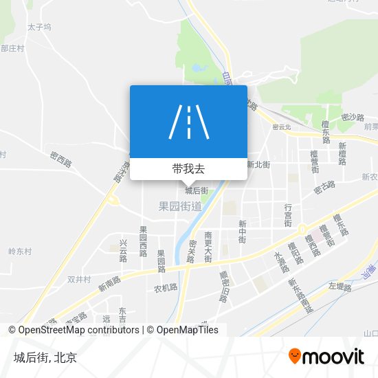 城后街地图