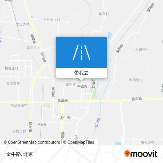 金牛路地图