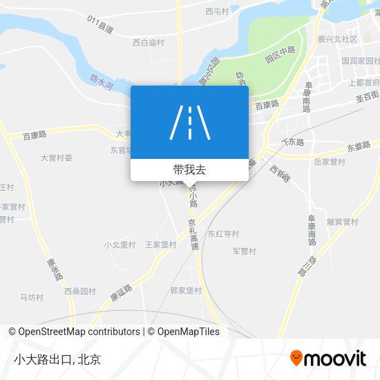 小大路出口地图
