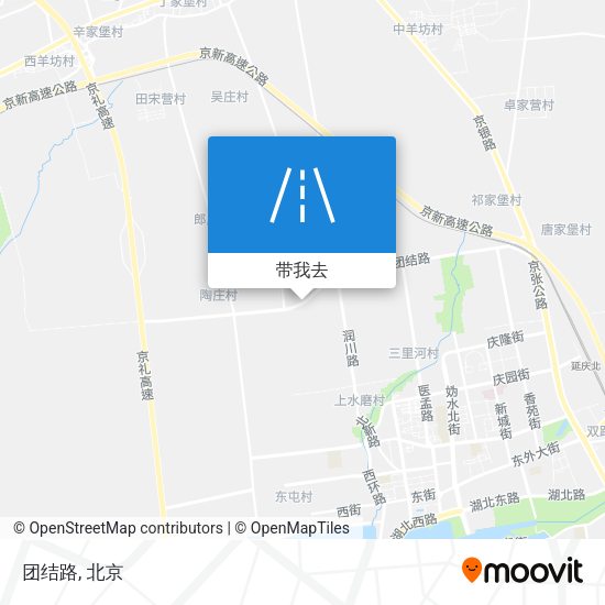 团结路地图