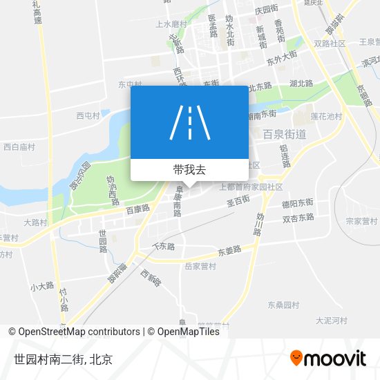 世园村南二街地图