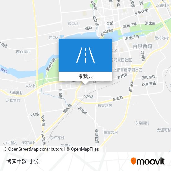 博园中路地图