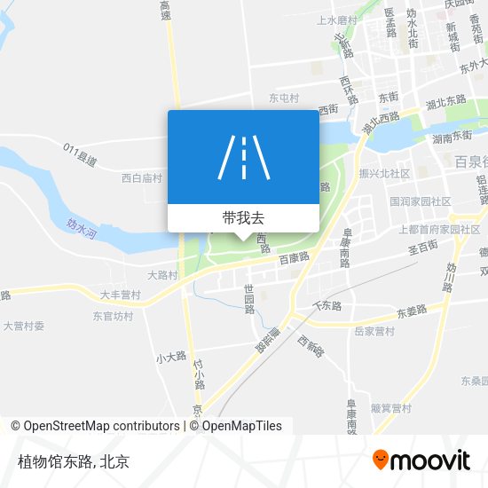 植物馆东路地图